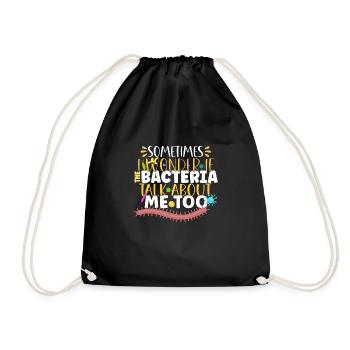 Microbiologiste Laboratoire de microbiologie Staphylocoque Biologie - Sac de sport léger - noir - Devant