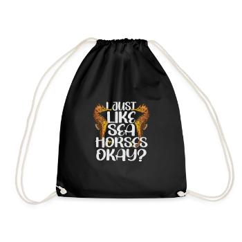 Jollier - Drawstring Bag - black - Front