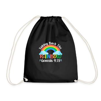 Pansexual Gay Pansexuality Asexual Asexuality - Turnbeutel - Schwarz - Vorne