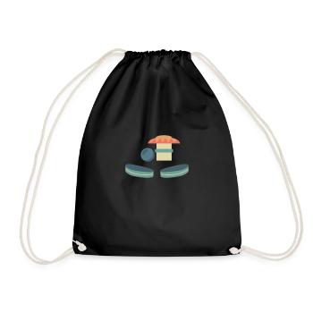 Pinball Pinball Machine Shirt Gift - Drawstring Bag - black - Front