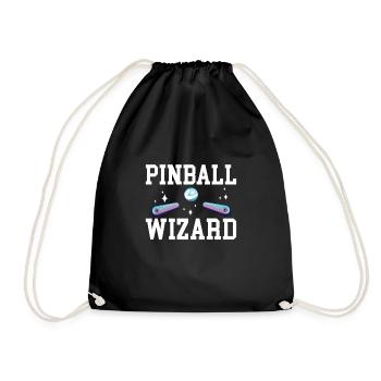 Pinball Wizard Shirt Cadeau Flipper Machine - Sac de sport léger - noir - Devant
