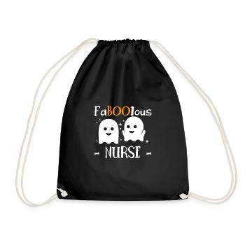 FaBOOlous Nurse Nurse T-Shirt Cadeau - Sac de sport léger - noir - Devant