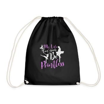 Ballet Ballerine Danse Danse Danse Ballet Cadeau - Sac de sport léger - noir - Devant