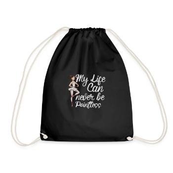 Ballet Ballerine Danse Danse Danse Ballet Cadeau - Sac de sport léger - noir - Devant