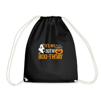 C’est ma 30ème chemise Boo-Thday Halloween - Sac de sport léger - noir - Devant