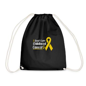 Childhood Cancer Awareness Month Mom Mother Gift - Drawstring Bag - black - Front