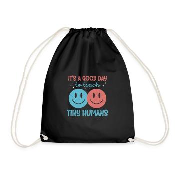 C’est un bon Tay pour enseigner la chemise Tiny Humans - Sac de sport léger - noir - Devant