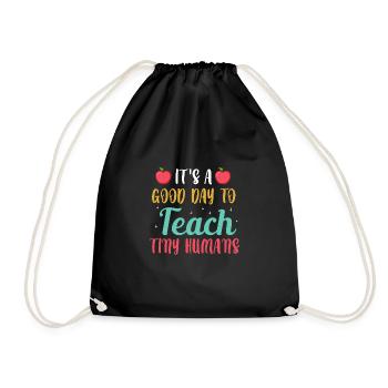 C’est un bon Tay pour enseigner la chemise Tiny Humans - Sac de sport léger - noir - Devant
