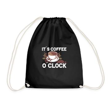 Coffee Lover Caffeine Molecule Java Latte Espresso - Turnbeutel - Schwarz - Vorne