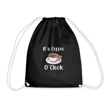 Coffee Lover Caffeine Molecule Java Latte Espresso - Turnbeutel - Schwarz - Vorne