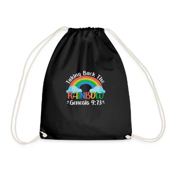 Pansexual Gay Pansexuality Asexual Asexuality - Drawstring Bag - black - Front