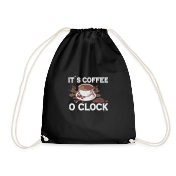 Coffee Lover Caffeine Molecule Java Latte Espresso - Turnbeutel - Schwarz - Vorne