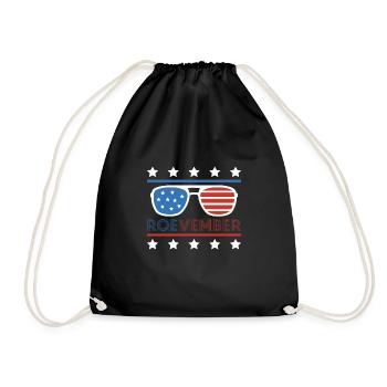 Drapeau des États-Unis Drapeau de l’Amérique Chemise Roevember - Sac de sport léger - noir - Devant