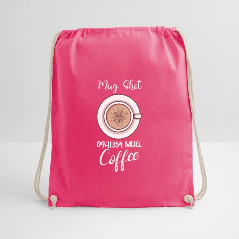 Coffee Lover Caffeine Molecule Java Latte Espresso Drawstring Bag
