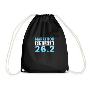 Runners's Half Marathon Finishers - Drawstring Bag - black - Front