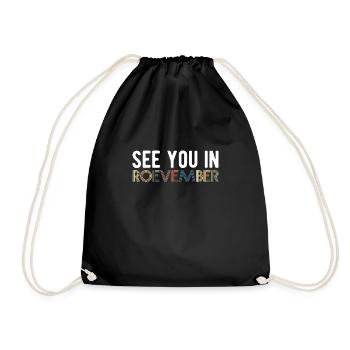 Rendez-vous à Roevember Shirt Gift Féminisme - Sac de sport léger - noir - Devant