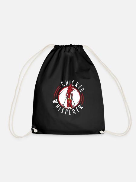 Chicken Farmer Gift Funny Chickens Country Farm - Turnbeutel - Schwarz