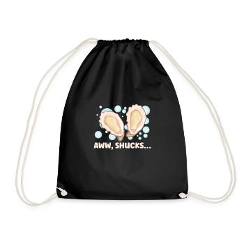 Amateurs d’huîtres Drôle d’huîtres Shucker d’huîtres - Sac de sport léger - noir - Devant