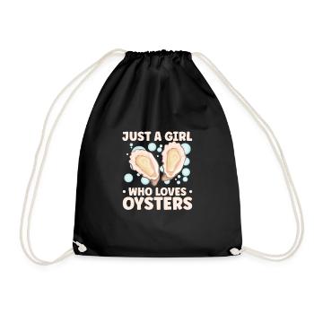 Amateurs d’huîtres Drôle d’huîtres Shucker d’huîtres - Sac de sport léger - noir - Devant