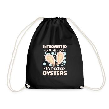 Amateurs d’huîtres Drôle d’huîtres Shucker d’huîtres - Sac de sport léger - noir - Devant