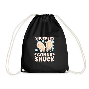 Amateurs d’huîtres Drôle d’huîtres Shucker d’huîtres - Sac de sport léger - noir - Devant