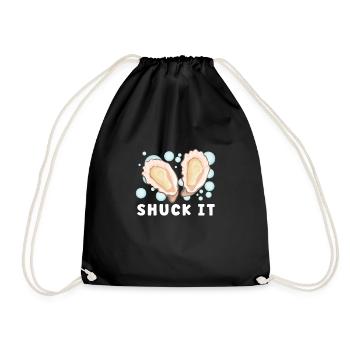Amateurs d’huîtres Drôle d’huîtres Shucker d’huîtres - Sac de sport léger - noir - Devant