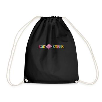 Roevember Shirt Gift - Drawstring Bag - black - Front