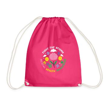 Sensibilisation à la santé mentale Dépression Suicide Prévenir - Sac de sport léger - fuchsia - Devant
