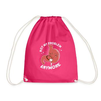 Sleeve gastrectomy Sleeve gastrectomy - Drawstring Bag - fuchsia - Front