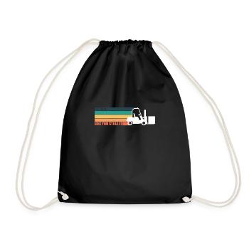 Vintage Retro Drive Like You Stole It - Turnbeutel - Schwarz - Vorne