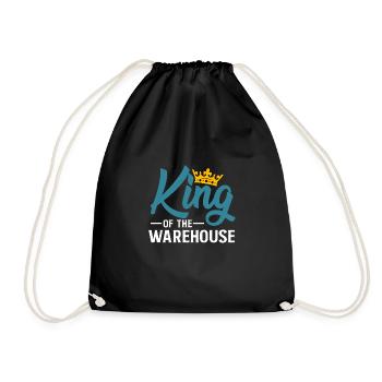King Of The Warehouse Shirt Magazineur Cadeau - Sac de sport léger - noir - Devant