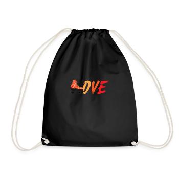 Roller Skate Roller Skating Roller Derby - Drawstring Bag - black - Front
