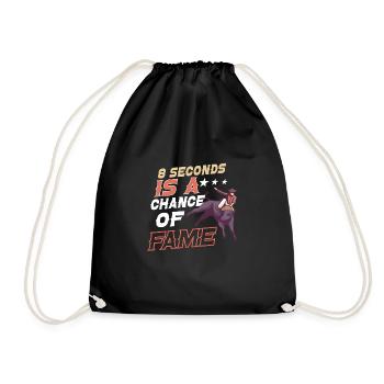 Rodeo Bull Riding Livestock Show Farmer Cattle - Drawstring Bag - black - Front