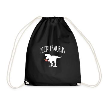 Pickleaurus Chemise Pickleball Cadeau - Sac de sport léger - noir - Devant
