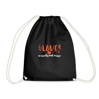 Infirmière correctionnelle infirmière de prison - Sac de sport léger - noir - Devant