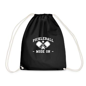 Mode Pickleball sur le cadeau de chemise - Sac de sport léger - noir - Devant