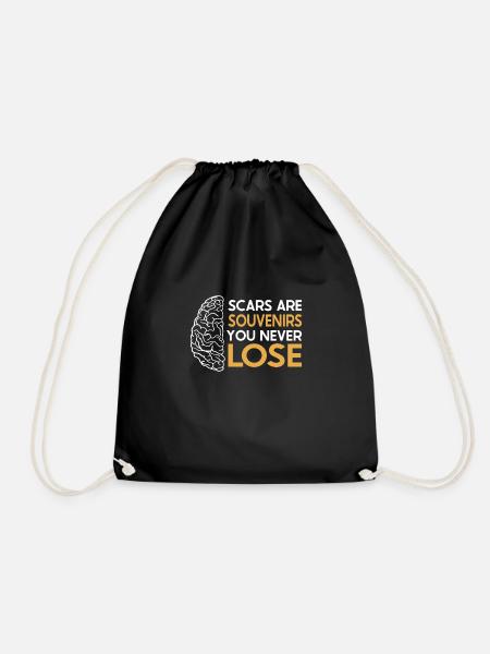 Brain Surgery Joke Brain Surgery Awareness Gift - Turnbeutel - Schwarz