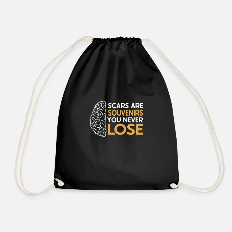 Brain Surgery Joke Brain Surgery Awareness Gift - Turnbeutel - Schwarz