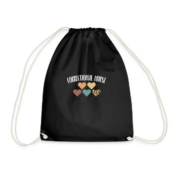 Infirmière correctionnelle Krankenschwester Chemise - Sac de sport léger - noir - Devant