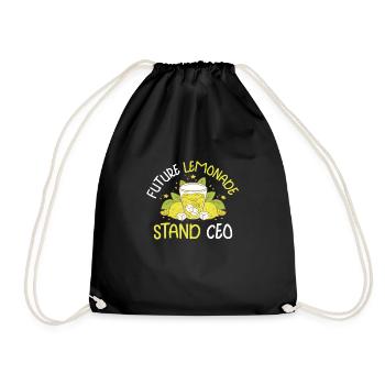 Lemonade Rack Lemon Juice Homemade - Drawstring Bag - black - Front