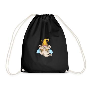 Gnome Abeille Abeille Apiculteur Apiculture Abeille Apiculture - Sac de sport léger - noir - Devant
