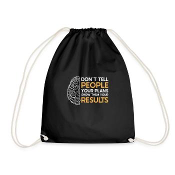 Stroke Survivor Stroke Awareness - Drawstring Bag - black - Front