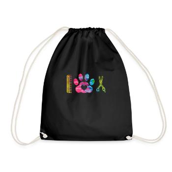 Chemise de coiffeur pour chien d’amour - Sac de sport léger - noir - Devant