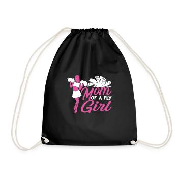 Maman d’une mouche Fille Chemise Cadeau - Sac de sport léger - noir - Devant