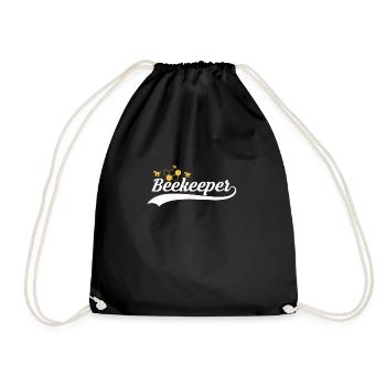 Beekeeper Shirt Gift Beekeeper - Drawstring Bag - black - Front