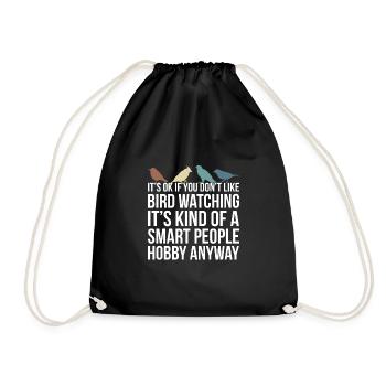 C’est correct si vous n’aimez pas les oiseaux ... Cadeau de chemise - Sac de sport léger - noir - Devant