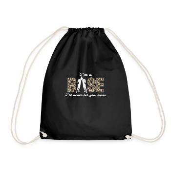 Cheerleader Shirt Gift Team - Drawstring Bag - black - Front