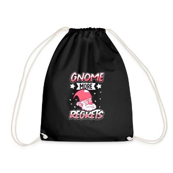 Gnomes de jardin Gnome Amant Drôle de Gnome Jardinage - Sac de sport léger - noir - Devant