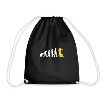 Evolution Beekeeper Chemise d’apiculteur Cadeau - Sac de sport léger - noir - Devant