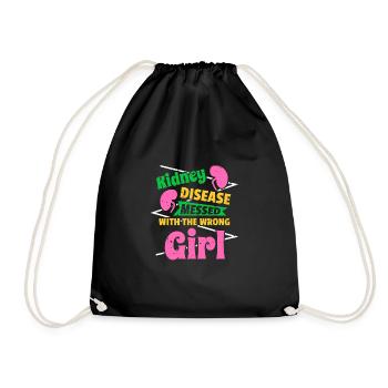 Cadeau de chemise d’escouade de dialyse - Sac de sport léger - noir - Devant